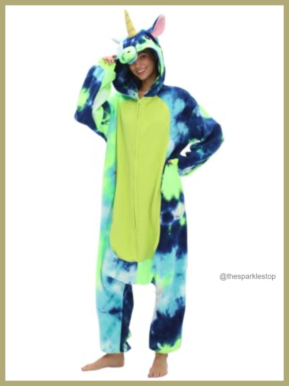 Unisex Hooded Animal Onesie Pajamas Fleece Cosplay Sleepwear